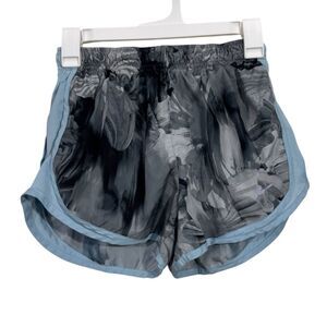 Nike Dri-Fit Blue Floral Lined Activewear Running Shorts